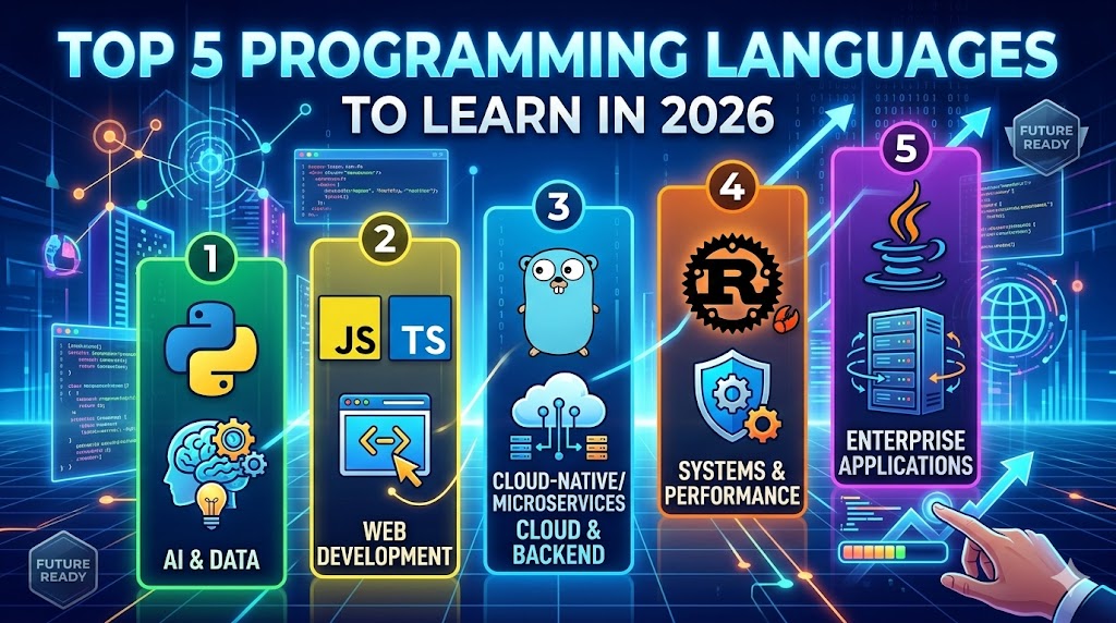 Top 5 Programming Languages to Learn in 2026